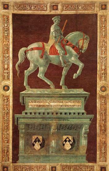 UCCELLO, Paolo Funerary Monument to Sir John Hawkwood Spain oil painting art